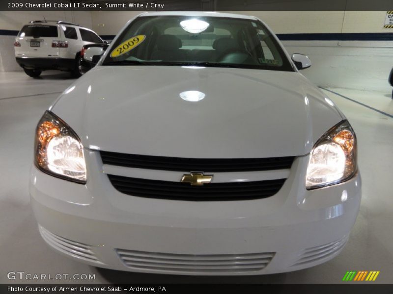 Summit White / Gray 2009 Chevrolet Cobalt LT Sedan
