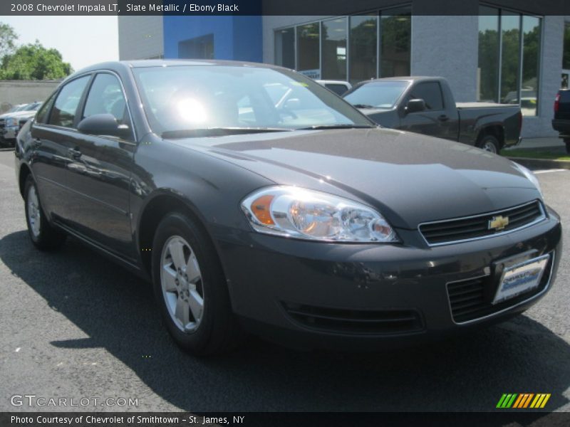 Slate Metallic / Ebony Black 2008 Chevrolet Impala LT