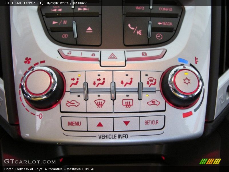 Olympic White / Jet Black 2011 GMC Terrain SLE