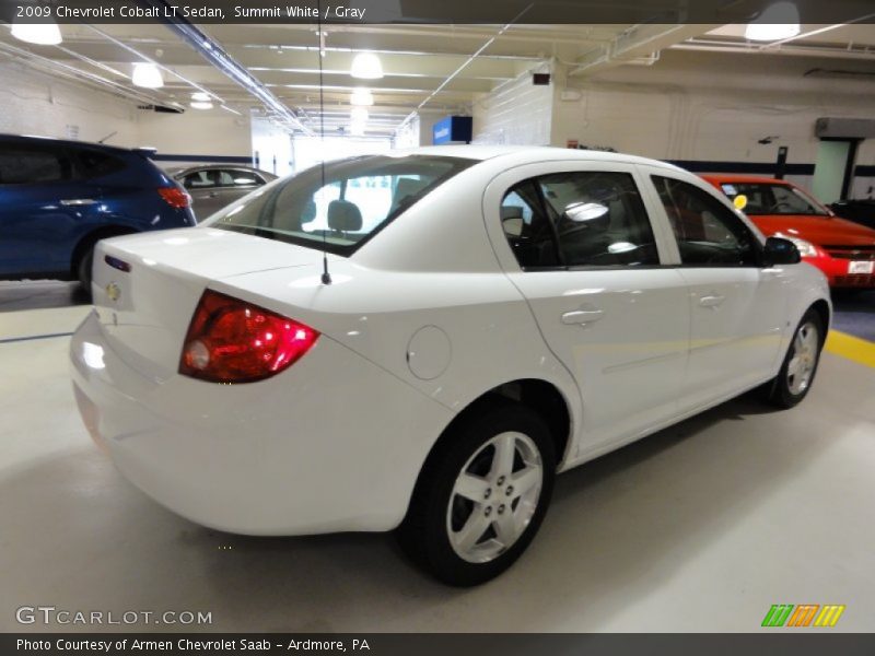 Summit White / Gray 2009 Chevrolet Cobalt LT Sedan