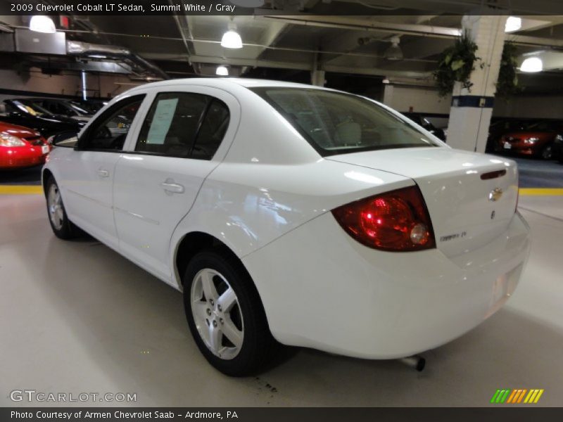 Summit White / Gray 2009 Chevrolet Cobalt LT Sedan