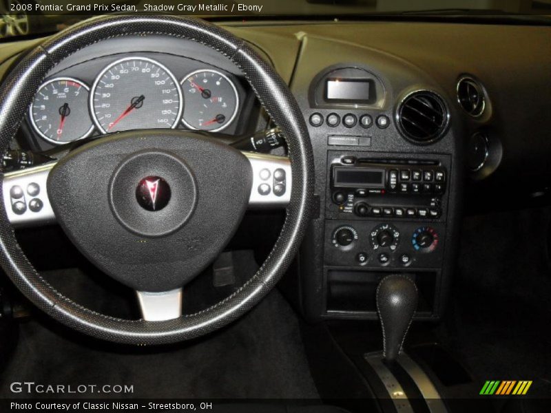 Shadow Gray Metallic / Ebony 2008 Pontiac Grand Prix Sedan