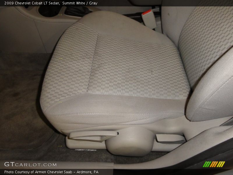 Summit White / Gray 2009 Chevrolet Cobalt LT Sedan