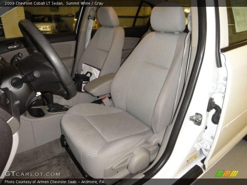 Summit White / Gray 2009 Chevrolet Cobalt LT Sedan