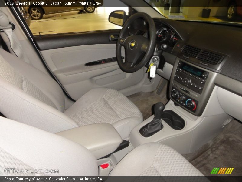 Summit White / Gray 2009 Chevrolet Cobalt LT Sedan