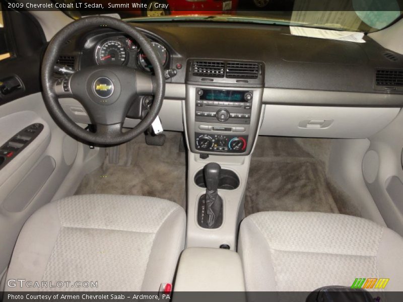 Summit White / Gray 2009 Chevrolet Cobalt LT Sedan