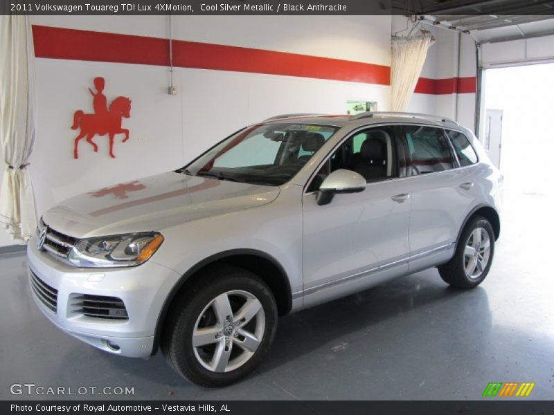 Cool Silver Metallic / Black Anthracite 2011 Volkswagen Touareg TDI Lux 4XMotion