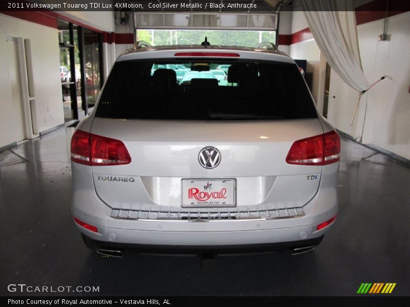 Cool Silver Metallic / Black Anthracite 2011 Volkswagen Touareg TDI Lux 4XMotion