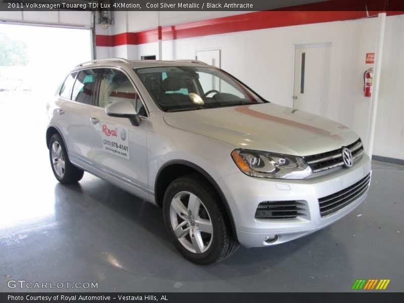 Cool Silver Metallic / Black Anthracite 2011 Volkswagen Touareg TDI Lux 4XMotion