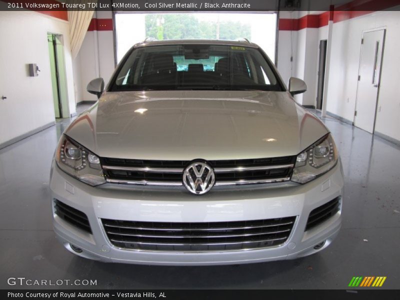 Cool Silver Metallic / Black Anthracite 2011 Volkswagen Touareg TDI Lux 4XMotion