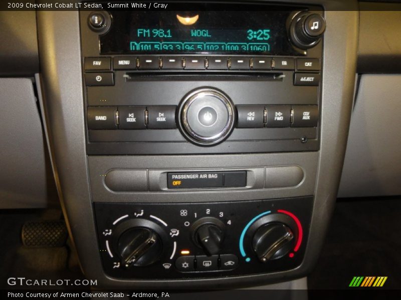 Summit White / Gray 2009 Chevrolet Cobalt LT Sedan