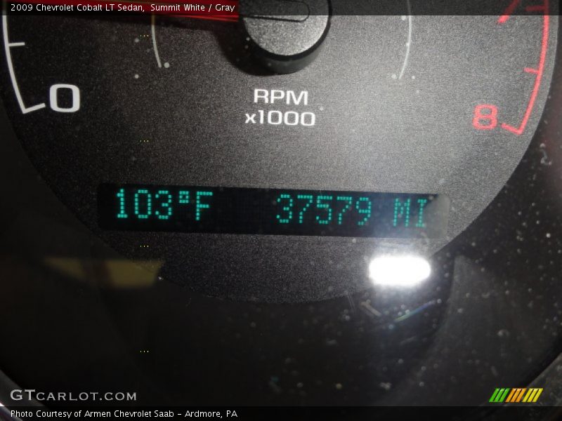 Summit White / Gray 2009 Chevrolet Cobalt LT Sedan