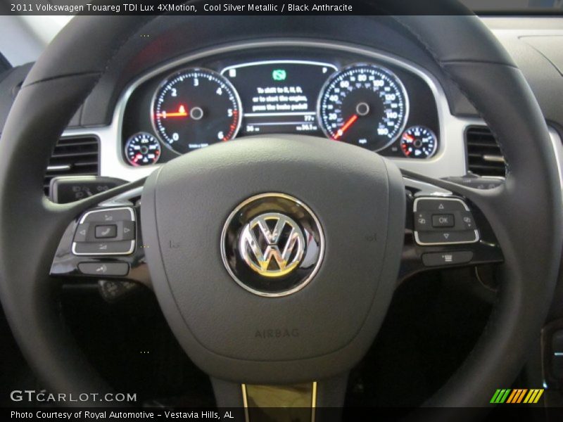 Cool Silver Metallic / Black Anthracite 2011 Volkswagen Touareg TDI Lux 4XMotion