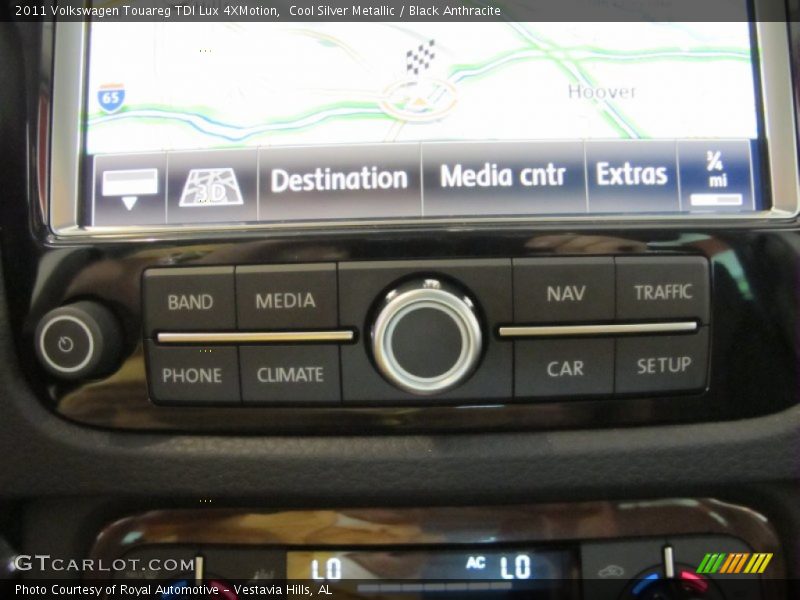 Cool Silver Metallic / Black Anthracite 2011 Volkswagen Touareg TDI Lux 4XMotion