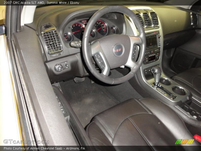 Summit White / Ebony 2007 GMC Acadia SLT AWD