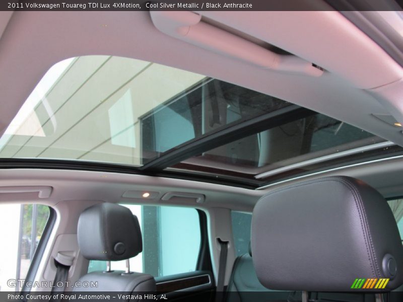 Sunroof of 2011 Touareg TDI Lux 4XMotion