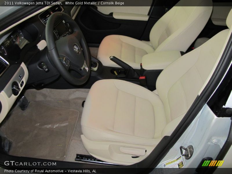 White Gold Metallic / Cornsilk Beige 2011 Volkswagen Jetta TDI Sedan