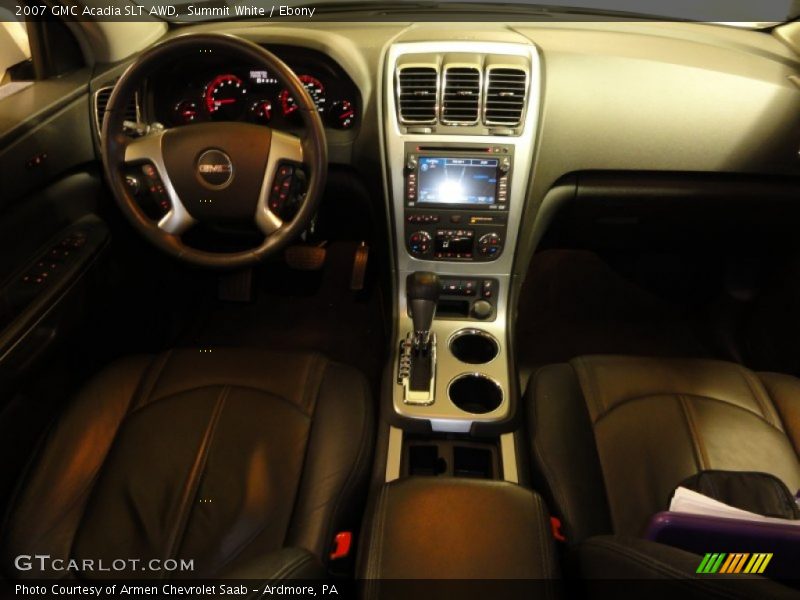Summit White / Ebony 2007 GMC Acadia SLT AWD