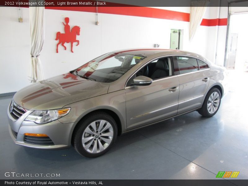 Light Brown Metallic / Black 2012 Volkswagen CC Sport