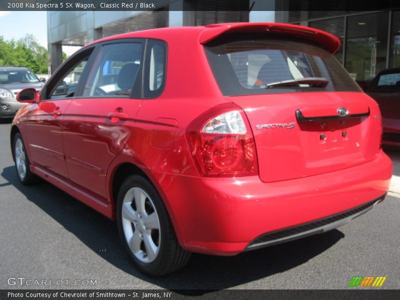 Classic Red / Black 2008 Kia Spectra 5 SX Wagon