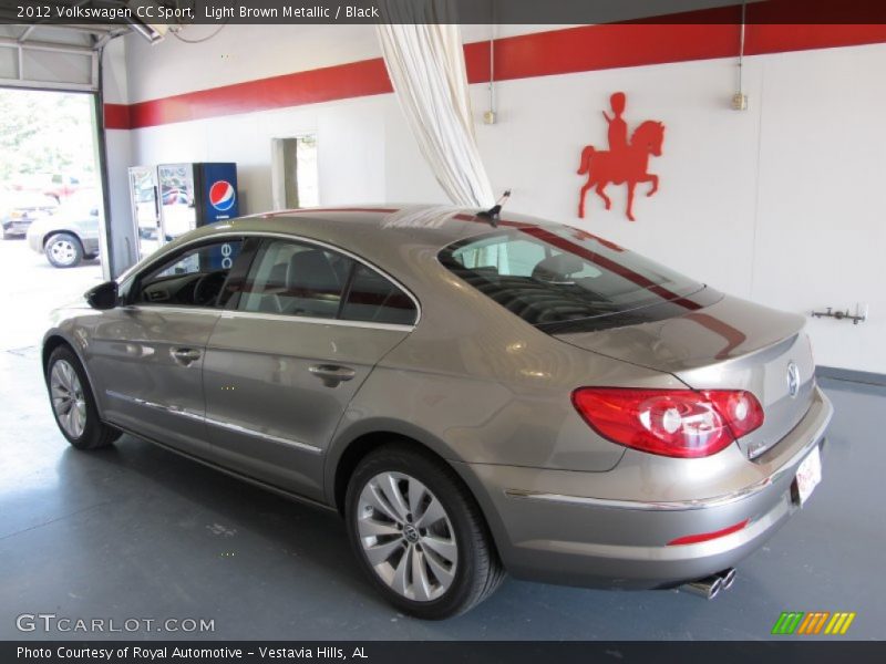 Light Brown Metallic / Black 2012 Volkswagen CC Sport