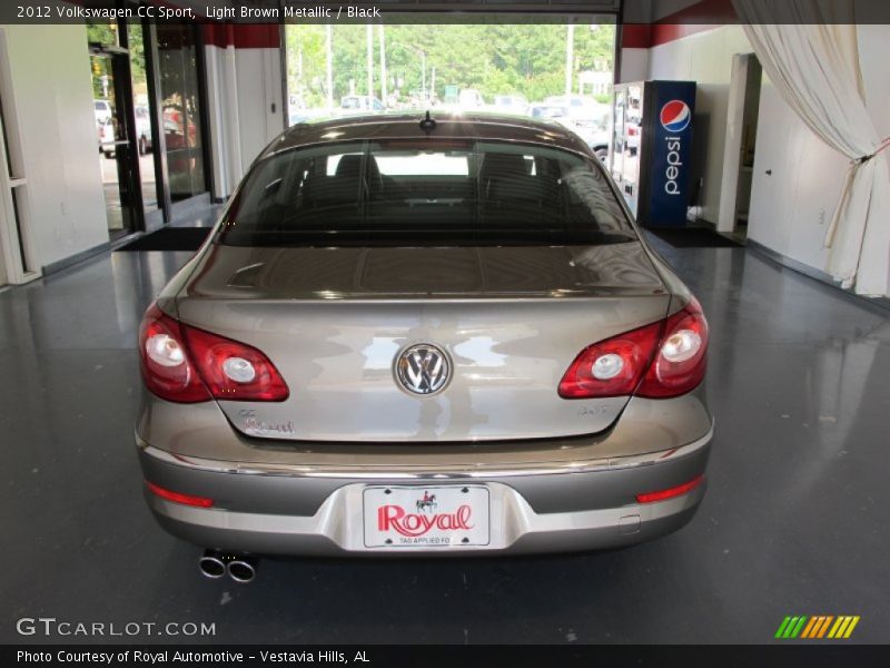 Light Brown Metallic / Black 2012 Volkswagen CC Sport