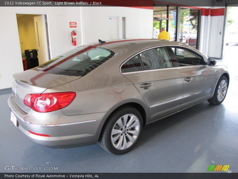 Light Brown Metallic / Black 2012 Volkswagen CC Sport