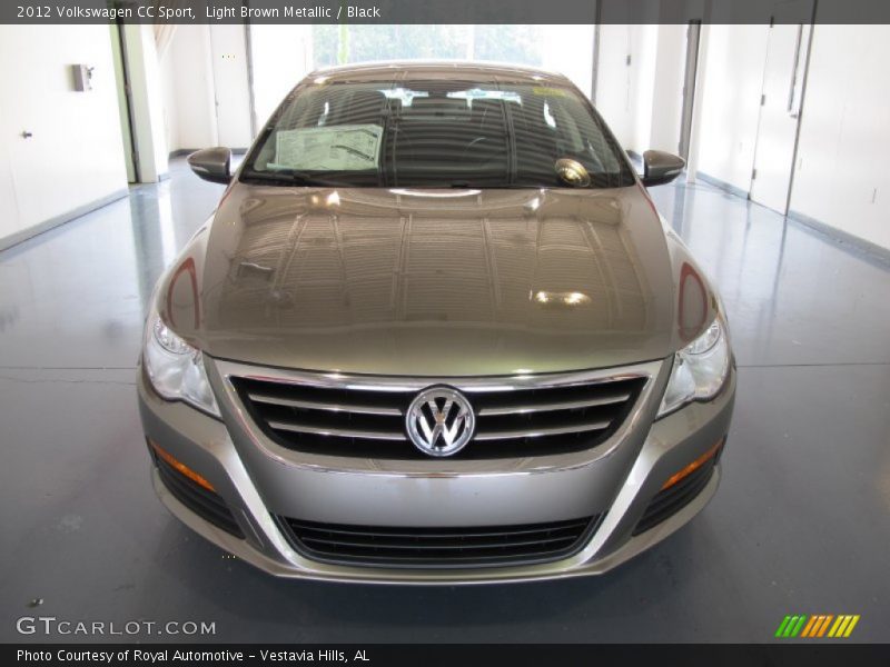 Light Brown Metallic / Black 2012 Volkswagen CC Sport