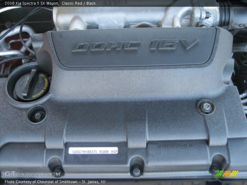 Classic Red / Black 2008 Kia Spectra 5 SX Wagon