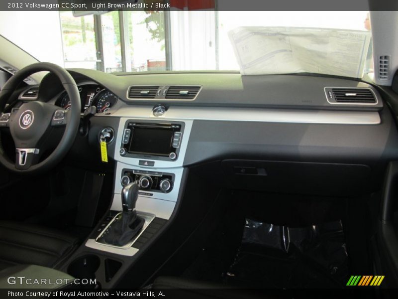 Light Brown Metallic / Black 2012 Volkswagen CC Sport