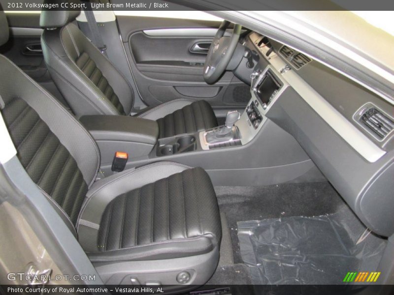 Light Brown Metallic / Black 2012 Volkswagen CC Sport