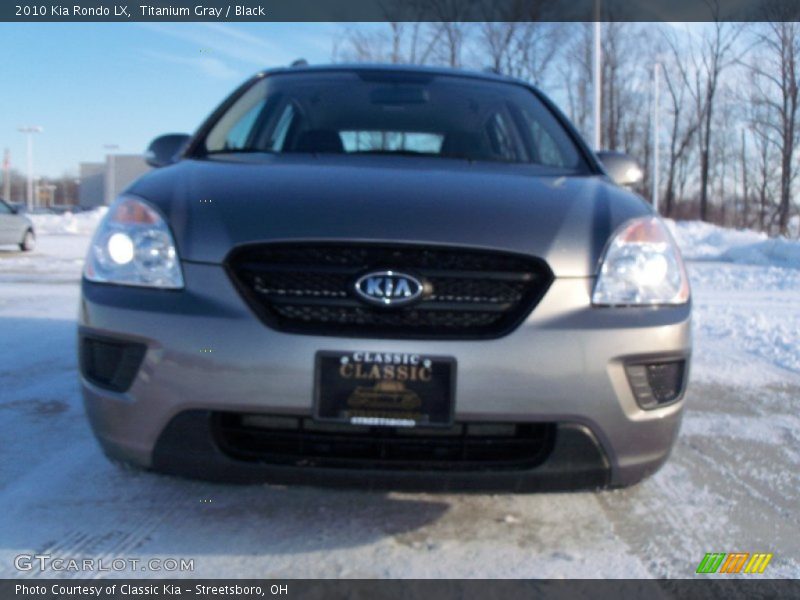 Titanium Gray / Black 2010 Kia Rondo LX