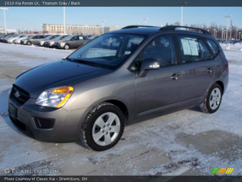 Titanium Gray / Black 2010 Kia Rondo LX