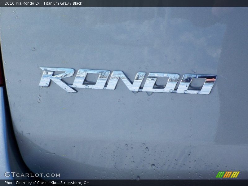 Titanium Gray / Black 2010 Kia Rondo LX