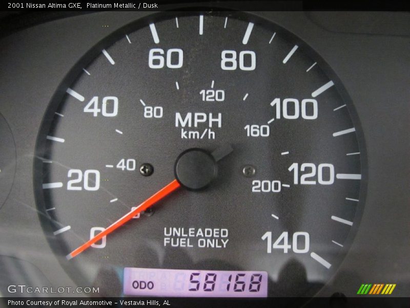 Platinum Metallic / Dusk 2001 Nissan Altima GXE