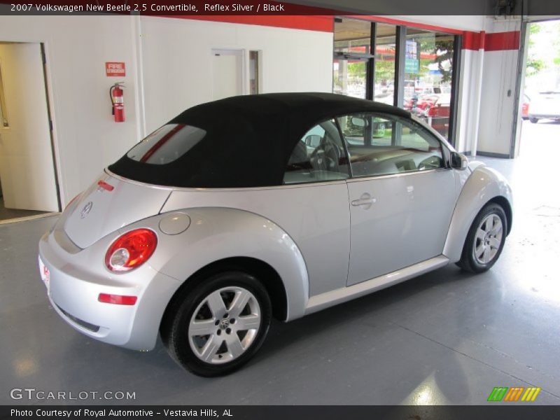 Reflex Silver / Black 2007 Volkswagen New Beetle 2.5 Convertible