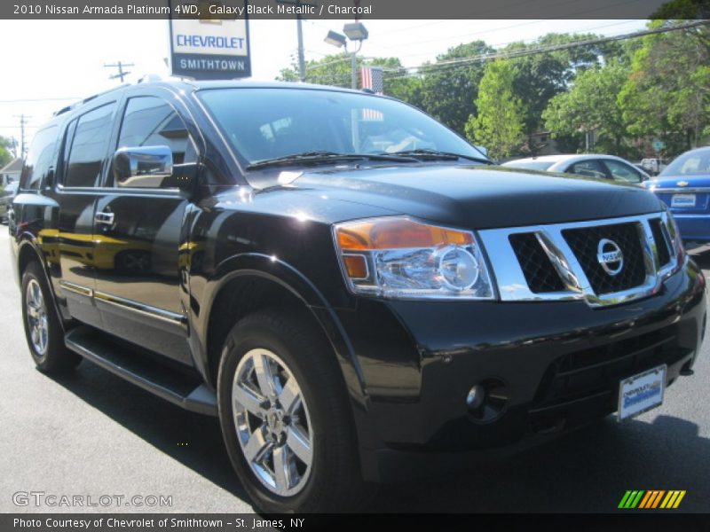 Galaxy Black Metallic / Charcoal 2010 Nissan Armada Platinum 4WD