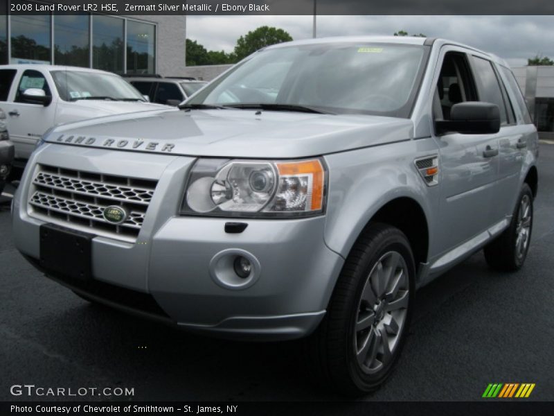 Zermatt Silver Metallic / Ebony Black 2008 Land Rover LR2 HSE