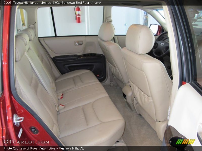 Sundown Red Pearl / Ivory 2003 Toyota Highlander Limited 4WD