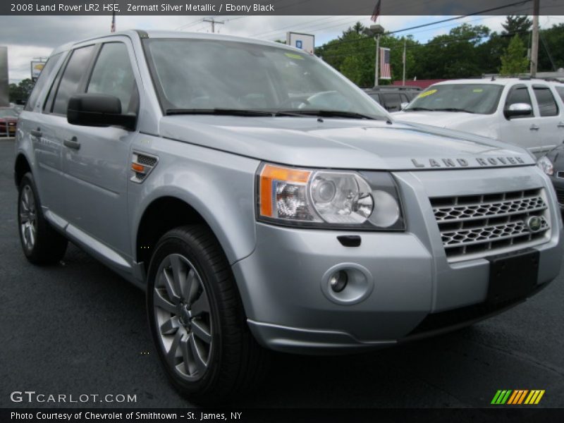 Zermatt Silver Metallic / Ebony Black 2008 Land Rover LR2 HSE