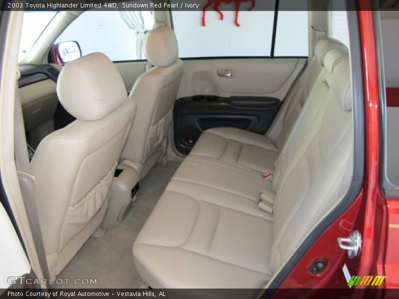 Sundown Red Pearl / Ivory 2003 Toyota Highlander Limited 4WD