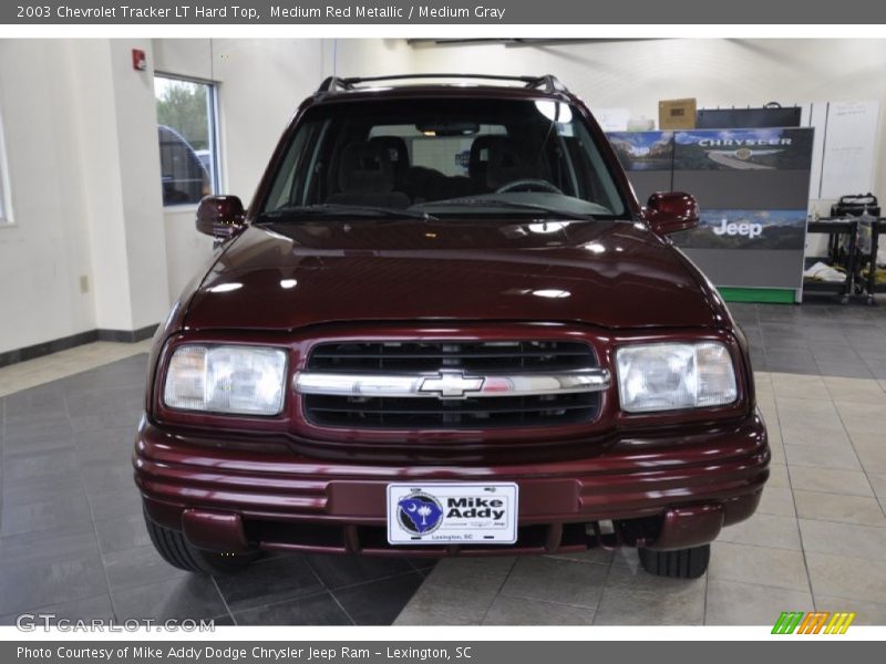 Medium Red Metallic / Medium Gray 2003 Chevrolet Tracker LT Hard Top