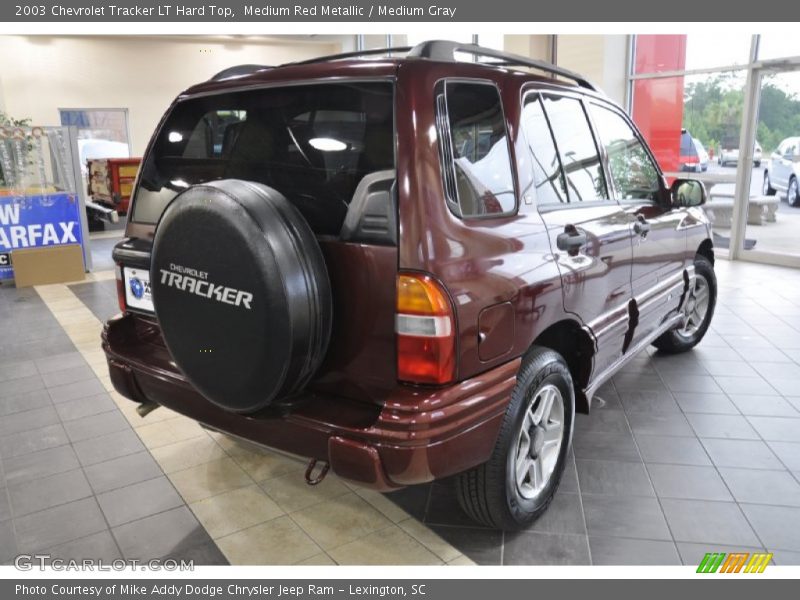 Medium Red Metallic / Medium Gray 2003 Chevrolet Tracker LT Hard Top