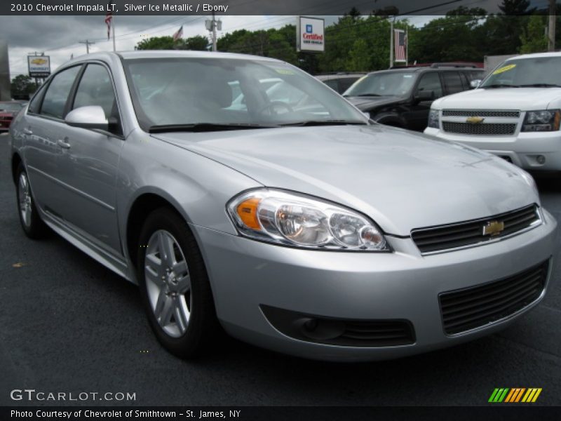 Silver Ice Metallic / Ebony 2010 Chevrolet Impala LT