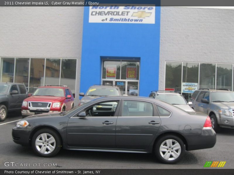 Cyber Gray Metallic / Ebony 2011 Chevrolet Impala LS