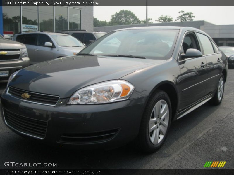 Cyber Gray Metallic / Ebony 2011 Chevrolet Impala LS