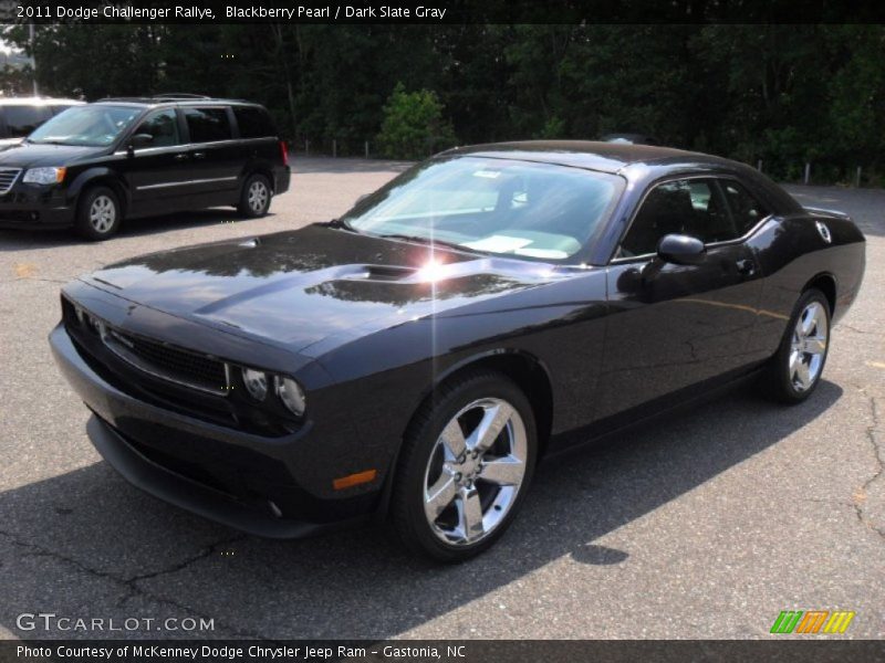 Blackberry Pearl / Dark Slate Gray 2011 Dodge Challenger Rallye