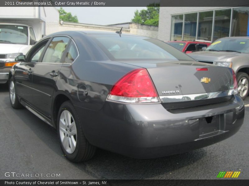 Cyber Gray Metallic / Ebony 2011 Chevrolet Impala LS