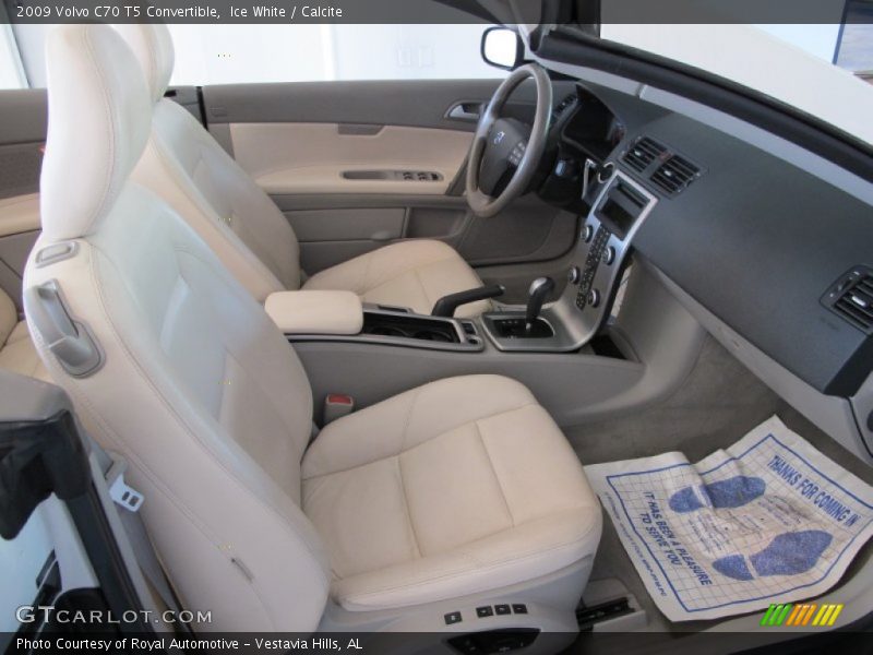 Ice White / Calcite 2009 Volvo C70 T5 Convertible