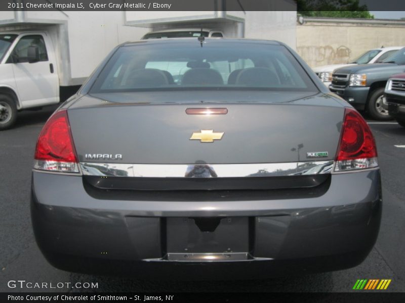 Cyber Gray Metallic / Ebony 2011 Chevrolet Impala LS